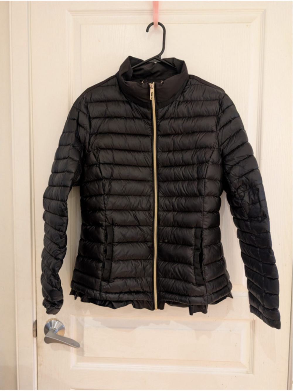 Women's Ivanka Trump Black Puffer Jacket Size XL